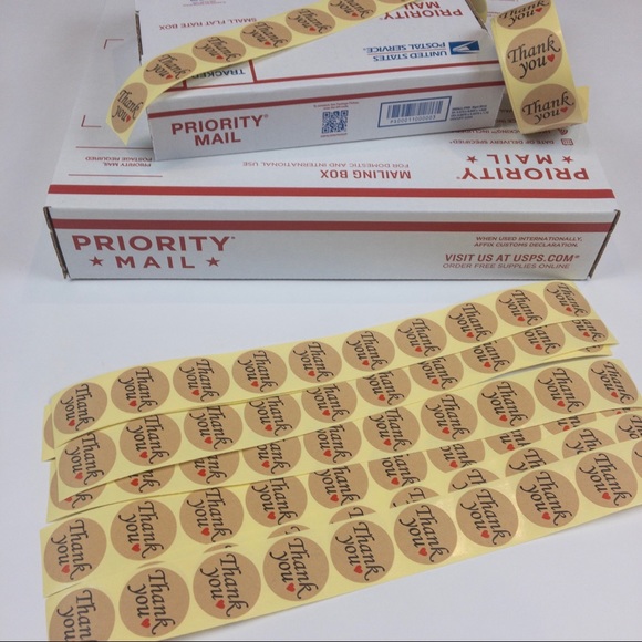 Thank you stickers packaging 100 - Picture 8 of 8